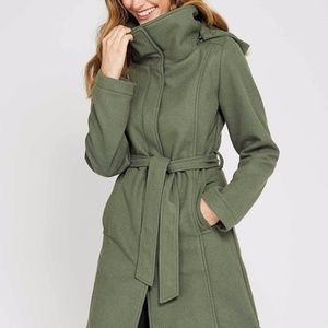 Mia Melon Waterproof Wool Wrap jacket